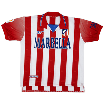 1998-99 Atletico Madrid Home Shirt - 6/10 - (XL)