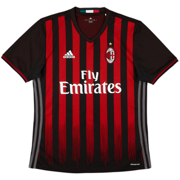 2016-17 AC Milan Home Shirt - 10/10 - (M)