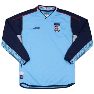 2002-04 England GK Shirt - 7/10 - (L.Boys)