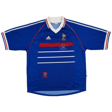 1998-00 France 'Pour Toi Youri Djorkaeff' Home Shirt - 8/10 - (XL)
