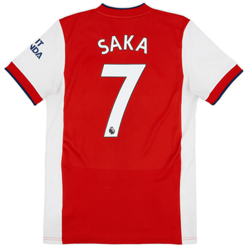 2021-22 Arsenal Home Shirt Saka #7 - 7/10 - (S)