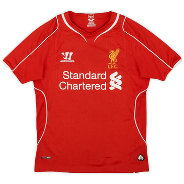 2014-15 Liverpool Home Shirt - 6/10 - (M.Boys)