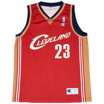 2003-10 Cleveland Cavaliers James #23 Champion Away Jersey - 7/10 - (L)