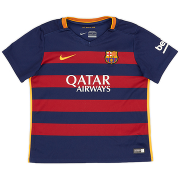 2015-16 Barcelona Home Shirt - 6/10 - (S.Boys)
