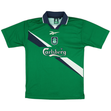 1999-00 Liverpool Away Shirt Owen #10 - 7/10 - (M.Boys)