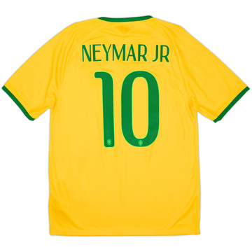 2014-15 Brazil Home Shirt Neymar Jr #10 (M)