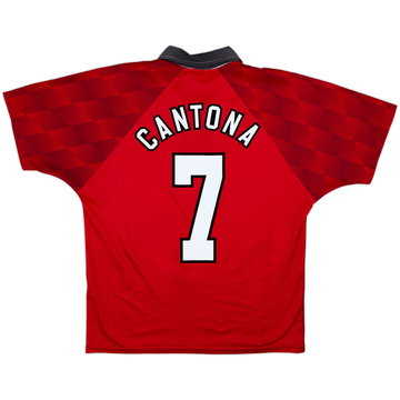 1996-98 Manchester United Home Shirt Cantona #7 - 7/10 - (M)