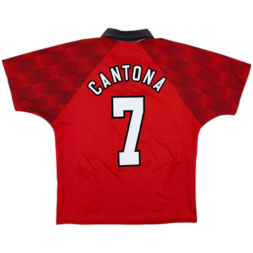 1996-98 Manchester United Home Shirt Cantona #7 - 6/10 - (M)