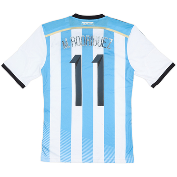 2013-15 Argentina Home Shirt M.Rodriguez #11 - 4/10 - (M)