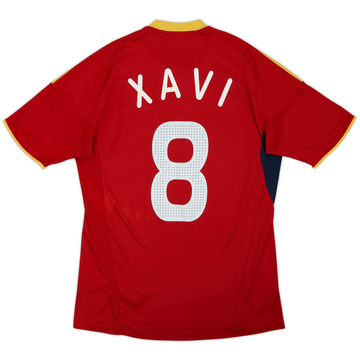 2009 Spain Home Shirt Xavi #8 - 6/10 - (M)
