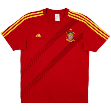 2012-13 Spain adidas Cotton Tee - 9/10 - (M)