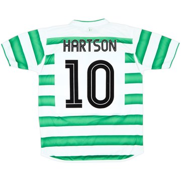 2003-04 Celtic Home Shirt Hartson #10 - 7/10 - (L)