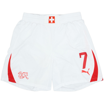 2010-11 Switzerland Home Shorts #7 (Barnetta) - 8/10 - (L)