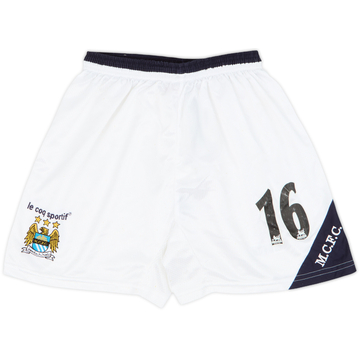 1999-01 Manchester City Home Shorts #16 - 6/10 - (S)