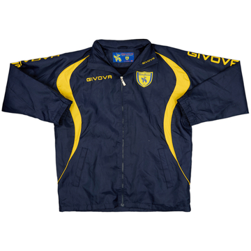 2009-10 Chievo Verona Givova Hooded Rain Jacket - 8/10 - (M)