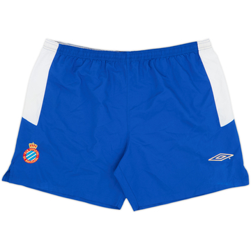 2002-03 Espanyol Home Shorts - 7/10 - (XL)