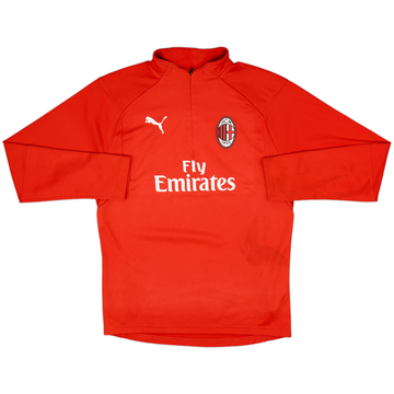 2018-19 AC Milan Puma 1/4 Zip Drill Top - 6/10 - (S)