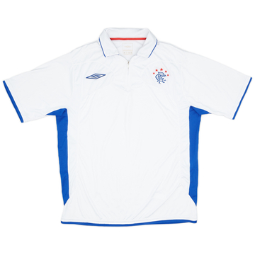 2007-08 Rangers Umbro 1/4 Zip Polo Shirt - 8/10 - (L)