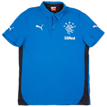 2013-14 Rangers Puma Polo Shirt - 8/10 - (L)