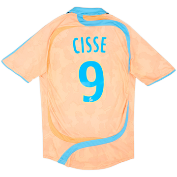 Camiseta de la tercera equipación del Olympique Marseille 2007-08 Cisse #9 - 6/10 - (S)