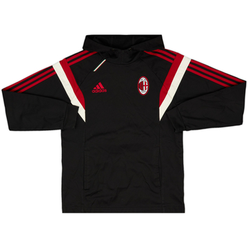 2014-15 AC Milan adidas Hooded Sweat Top - 6/10 - (S)