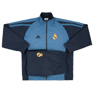 2001-02 Real Madrid adidas Tracksuit - 7/10 - (M/L)