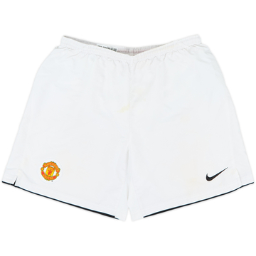 2007-09 Manchester United Home Shorts - 6/10 - (XL.Boys)