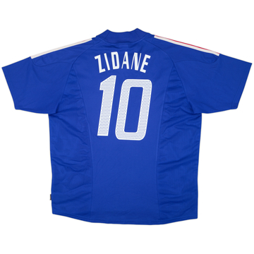 2002-04 France Home Shirt Zidane #10 - 8/10 - (XL)