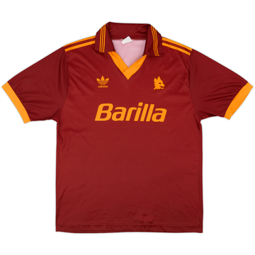 1992-94 Roma Home Shirt - 8/10 - (XL)
