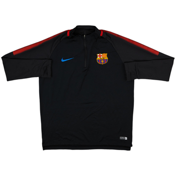 2017-18 Barcelona Nike 1/4 Zip Drill Top - 8/10 - (L)