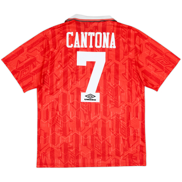 1992-94 Manchester United Home Shirt Cantona #7 - 7/10 - (L)
