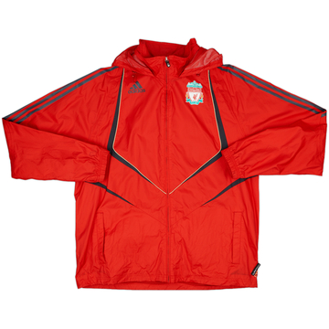 2009-10 Liverpool adidas Hooded Rain Jacket - 8/10 - (L/XL)