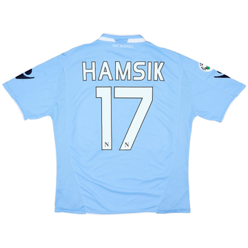 2009-10 Napoli Home Shirt Hamsik #17 - 7/10 - (M)