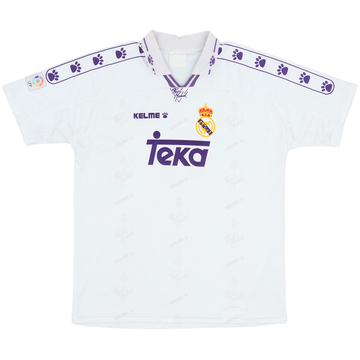 1994-96 Real Madrid Home Shirt - 6/10 - (XL.Boys)
