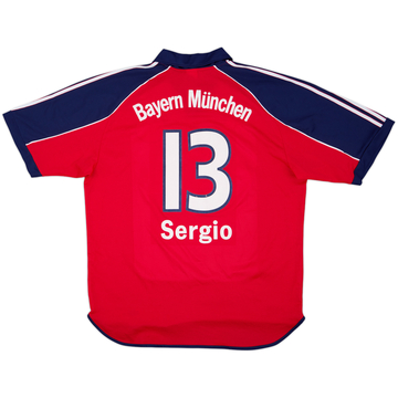 1999-01 Bayern Munich Home Shirt Sergio #13 - 8/10 - (XL)