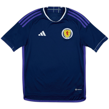2022-23 Scotland Home Shirt - 7/10 - (L.Boys)