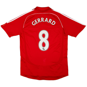 2006-08 Liverpool Home Shirt Gerrard #8 - 4/10 - (M)