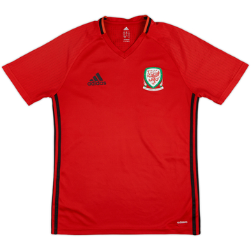 2016-17 Wales adidas Training Shirt - 9/10 - (S)