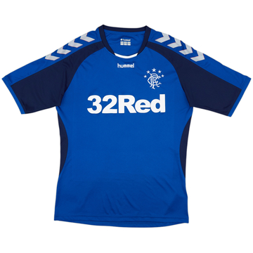 2013-14 Rangers Hummel Training Shirt - 10/10 - (M)