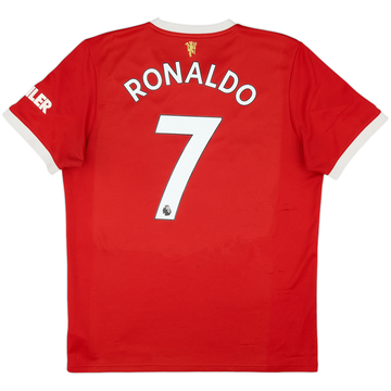 2021-22 Manchester United Home Shirt Ronaldo #7 - 5/10 - (L)
