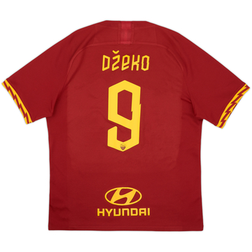 2019-20 Roma Home Shirt Dzeko #9 - 8/10 - (L)