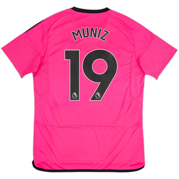 2023-24 Fulham Away Shirt Muniz #19 - 10/10 - (L)