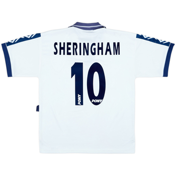 1995-97 Tottenham Home Shirt Sheringham #10 - 8/10 - (M)