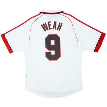 1998-99 AC Milan Away Shirt Weah #9 - 8/10 - (M)