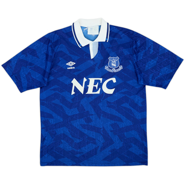 1991-93 Everton Home Shirt - 6/10 - (L)