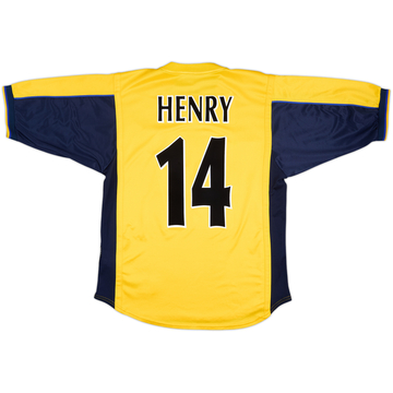 1999-01 Arsenal Away Shirt Henry #14 - 8/10 - (M)