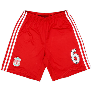 2008-09 Liverpool Home Shorts #6 - 8/10 - (XS)