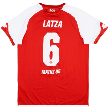 2017-18 FSV Mainz Home Shirt Latza #6 - 6/10 - (M)