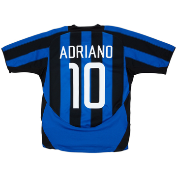 2003-04 Inter Milan Home Shirt Adriano #10 - 6/10 - (M)