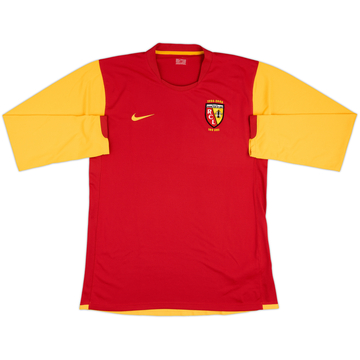 2006-07 Lens Player Issue Centenary Home L/S Shirt - 8/10 - (L)